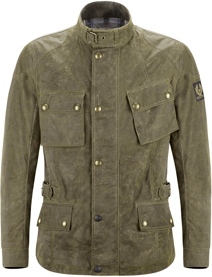 Belstaff Veste Wachsjacke vert