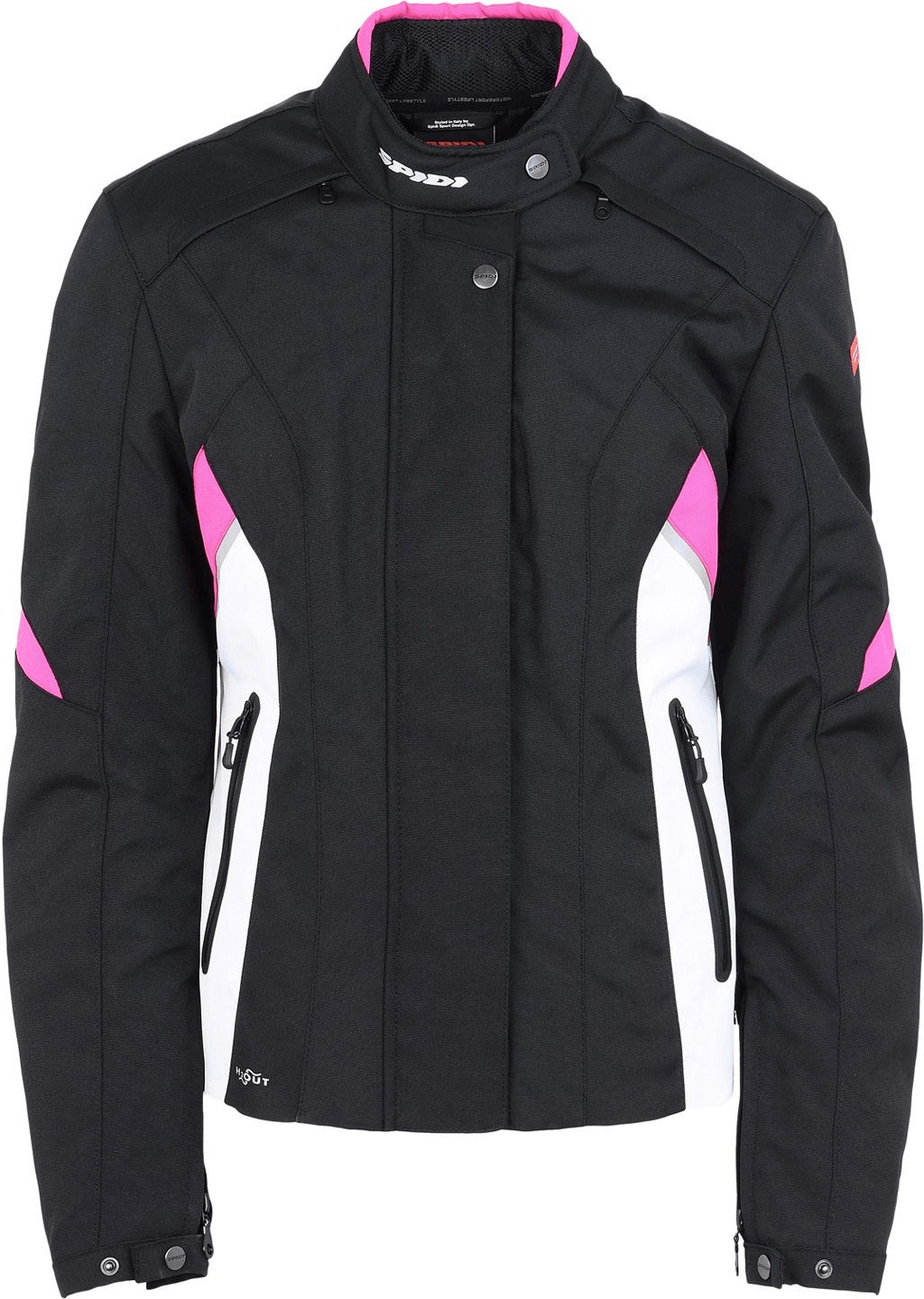 Spidi Blouson Flash H2Out Lady noir/gris/rose
