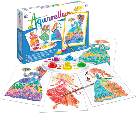 Sentosphère Aquarellum Junior princesses fleurs