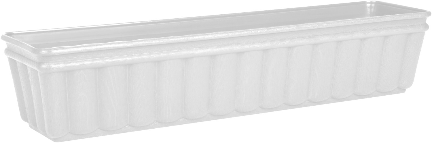 Emsa Balcone bac à fleurs 75x17x15cm Wooden White