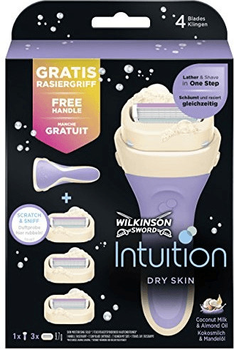 Wilkinson Intuition Dry Skin Razor Blades (3+1)