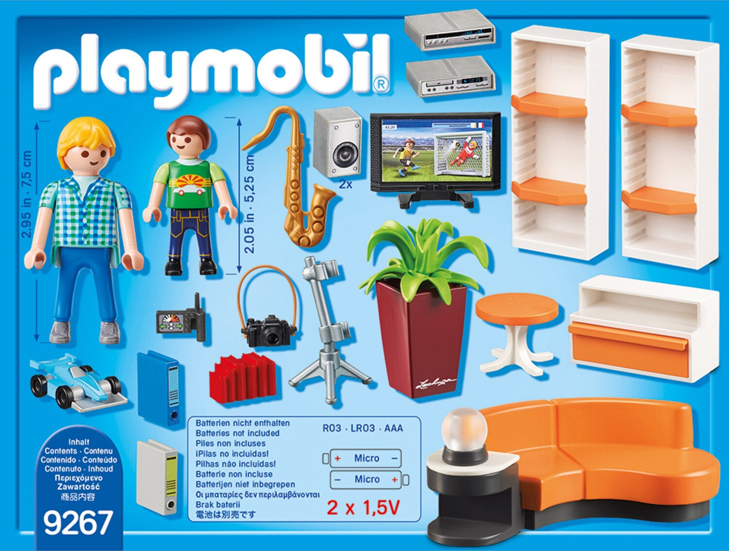 Promo Playmobil 70989 salon aménagé chez JouéClub