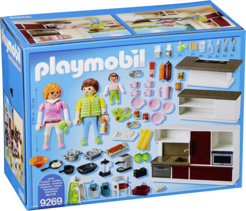 Playmobil 9269 - la maison moderne - cuisine aménagée - La Poste