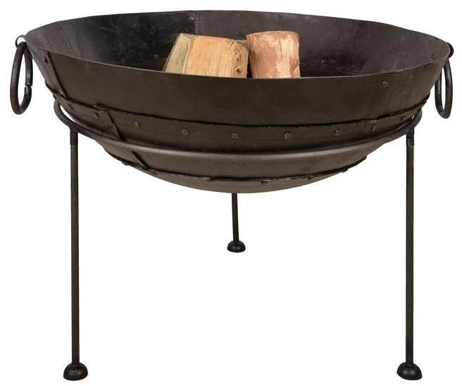 Esschert Boule à feu métal recyclé 70 cm