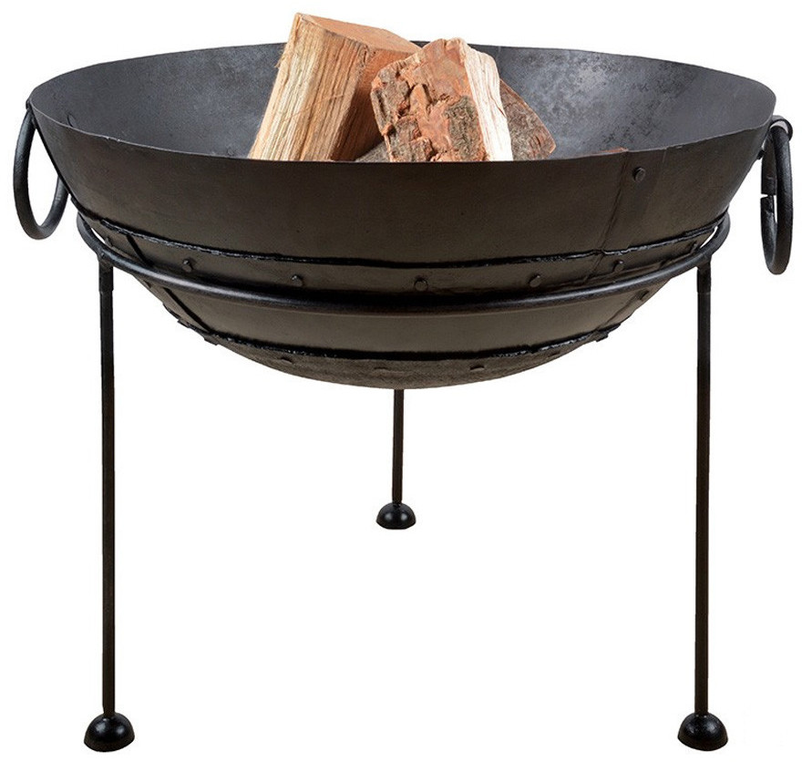 Esschert Boule à feu métal recyclé 60 cm