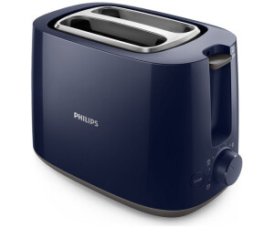 Philips Domestic Appliances Grille-pain - 2 Fentes, 8 Réglages,  Réchauffe-Viennoiseries, Décongélation, Surélévation, Arrêt Automatique,  (HD2581/00)