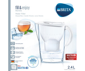 cruches de filtre à eau BRITA Aluna Cool 2.4L blanc sur