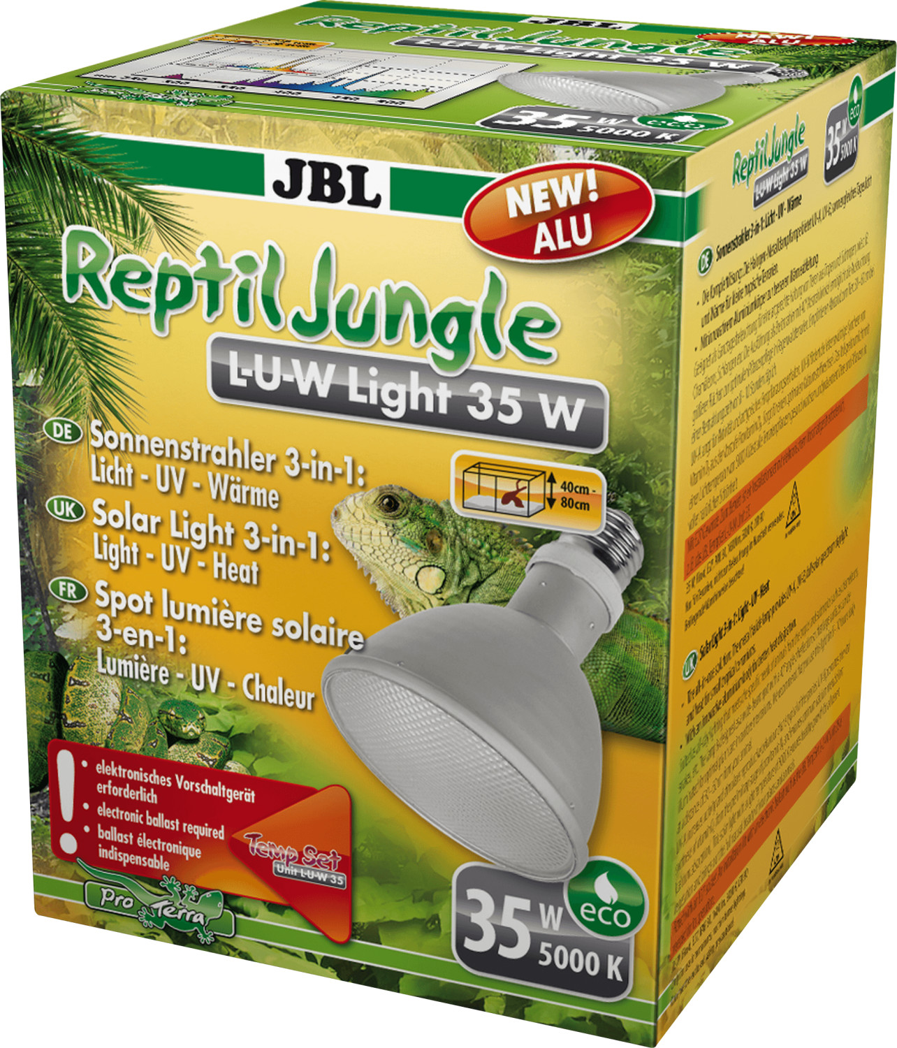 JBL ReptilJungle L-U-W Light alu 35 W (6189400)