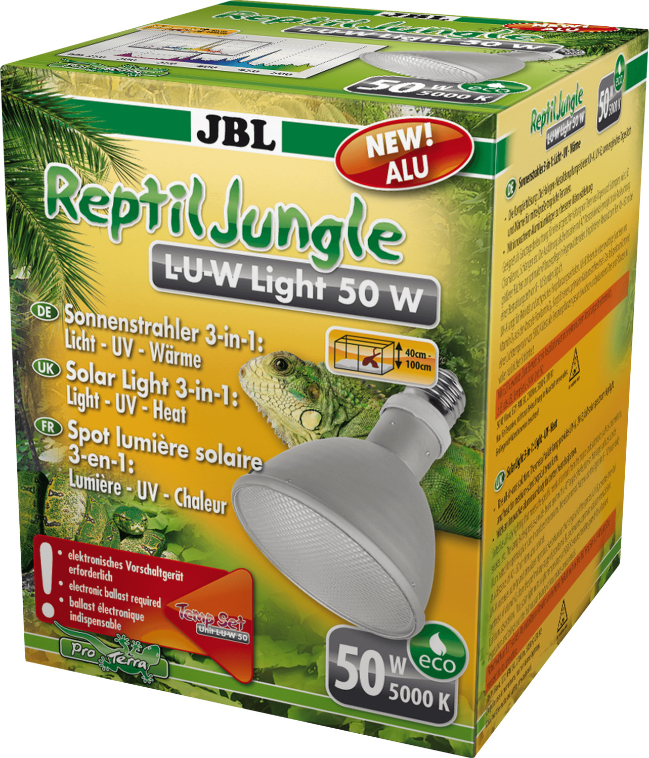 JBL ReptilJungle L-U-W Light alu 50 W (6189500)
