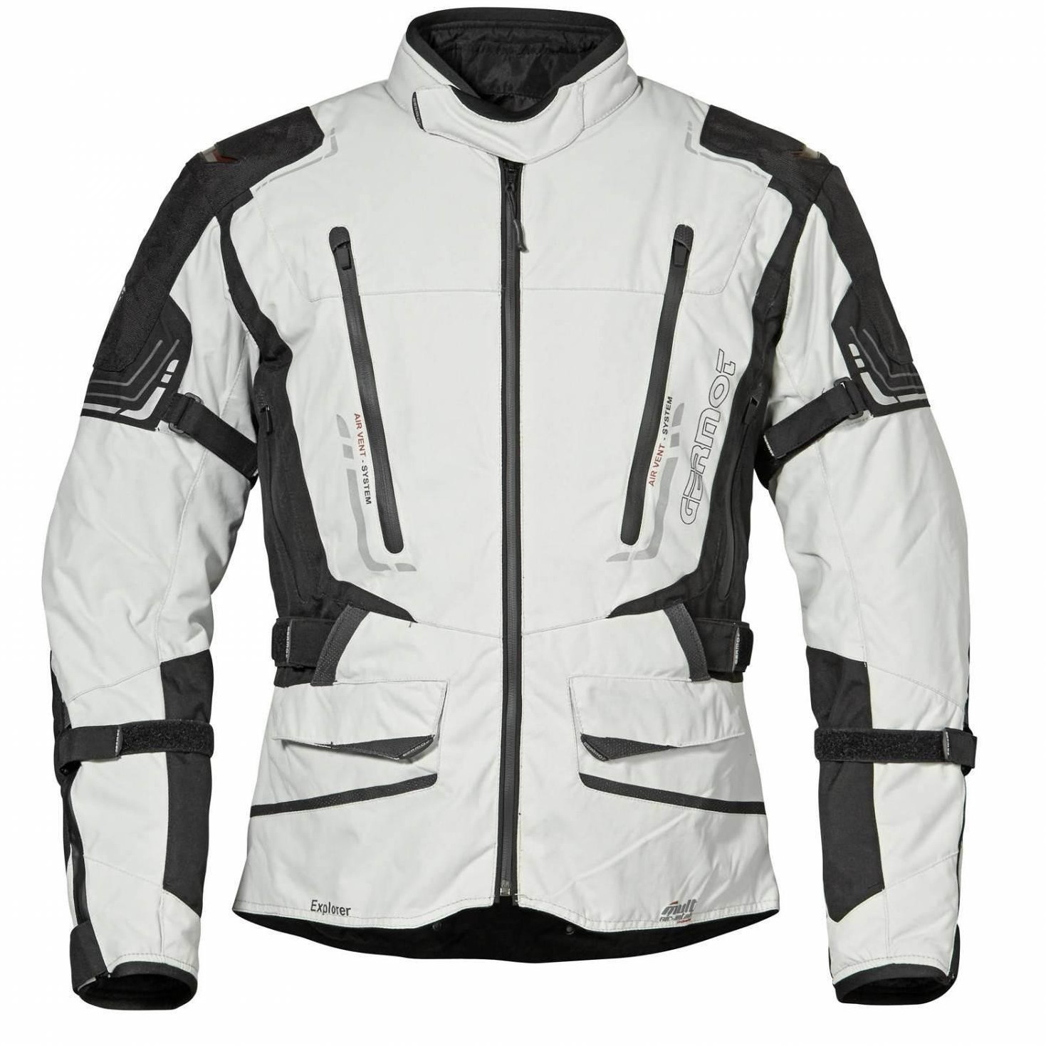 Germot Veste Explorer gris clair/noir