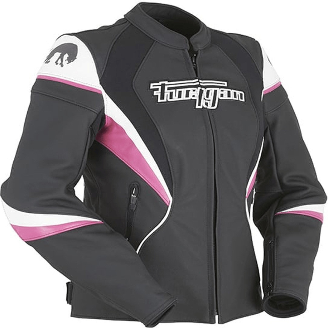 Furygan Blouson Xenia Racing Lady noir/blanc/rose