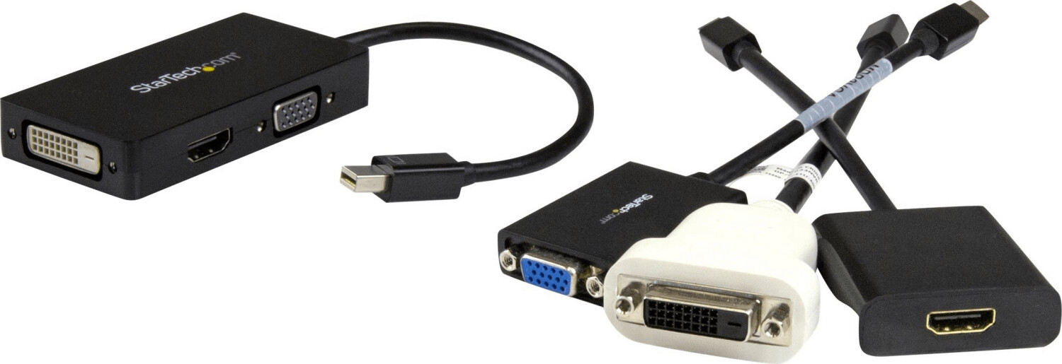 StarTech 3-in-1 Mini DisplayPort auf HDMI / DVI / VGA Adapter
