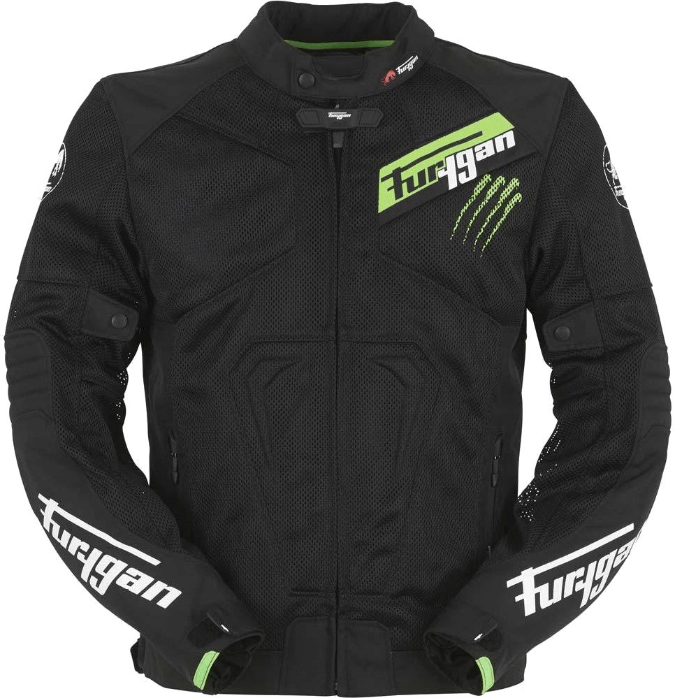 Furygan Blouson Hurricane Vented noir/vert
