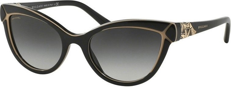 Bulgari BV8156B 53528G (black-beige/grey gradient)
