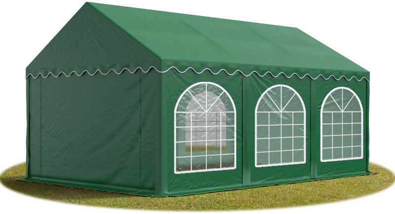 Toolport Tente réception 4 x 6 m Premium vert