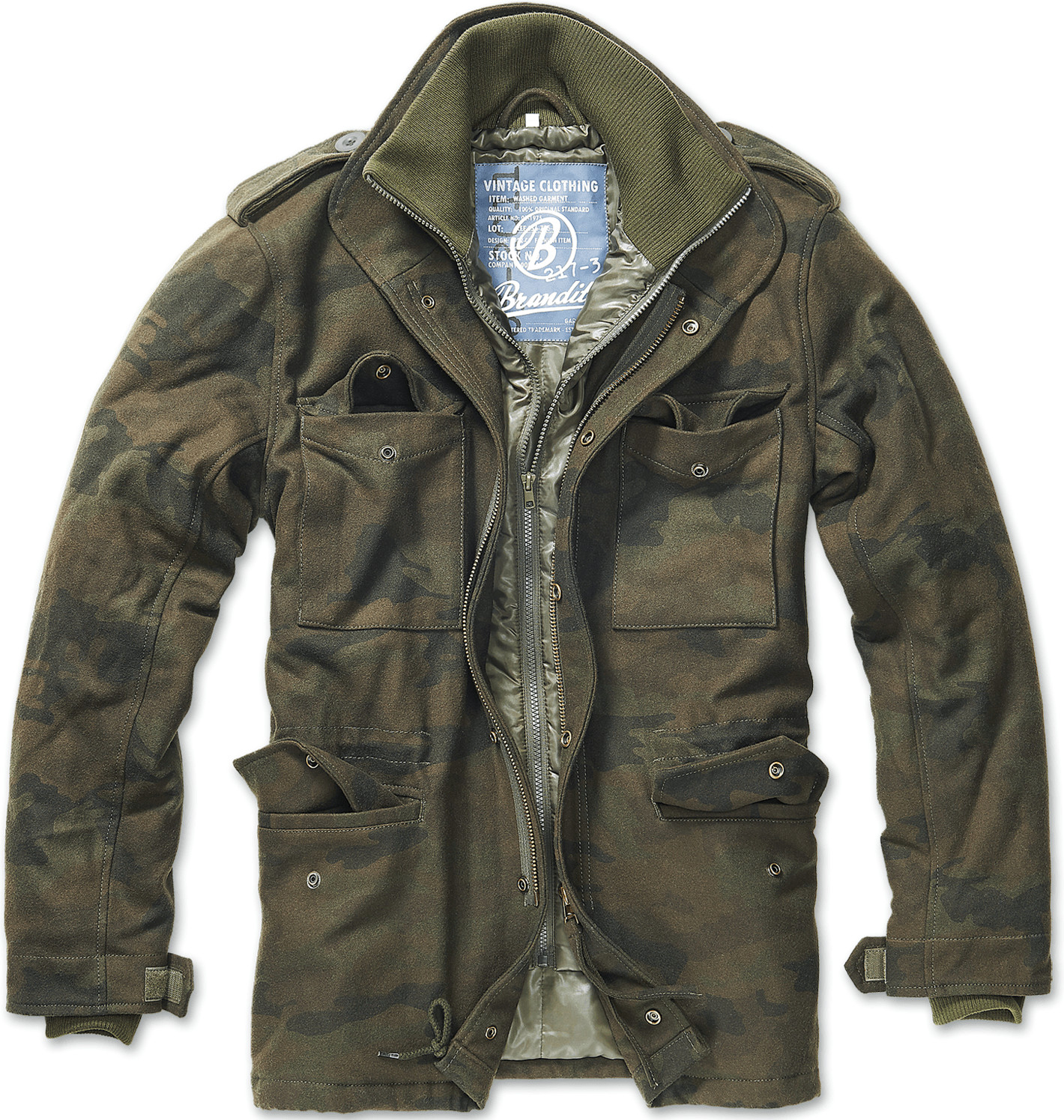 Brandit M-65 Voyager Wool woodland