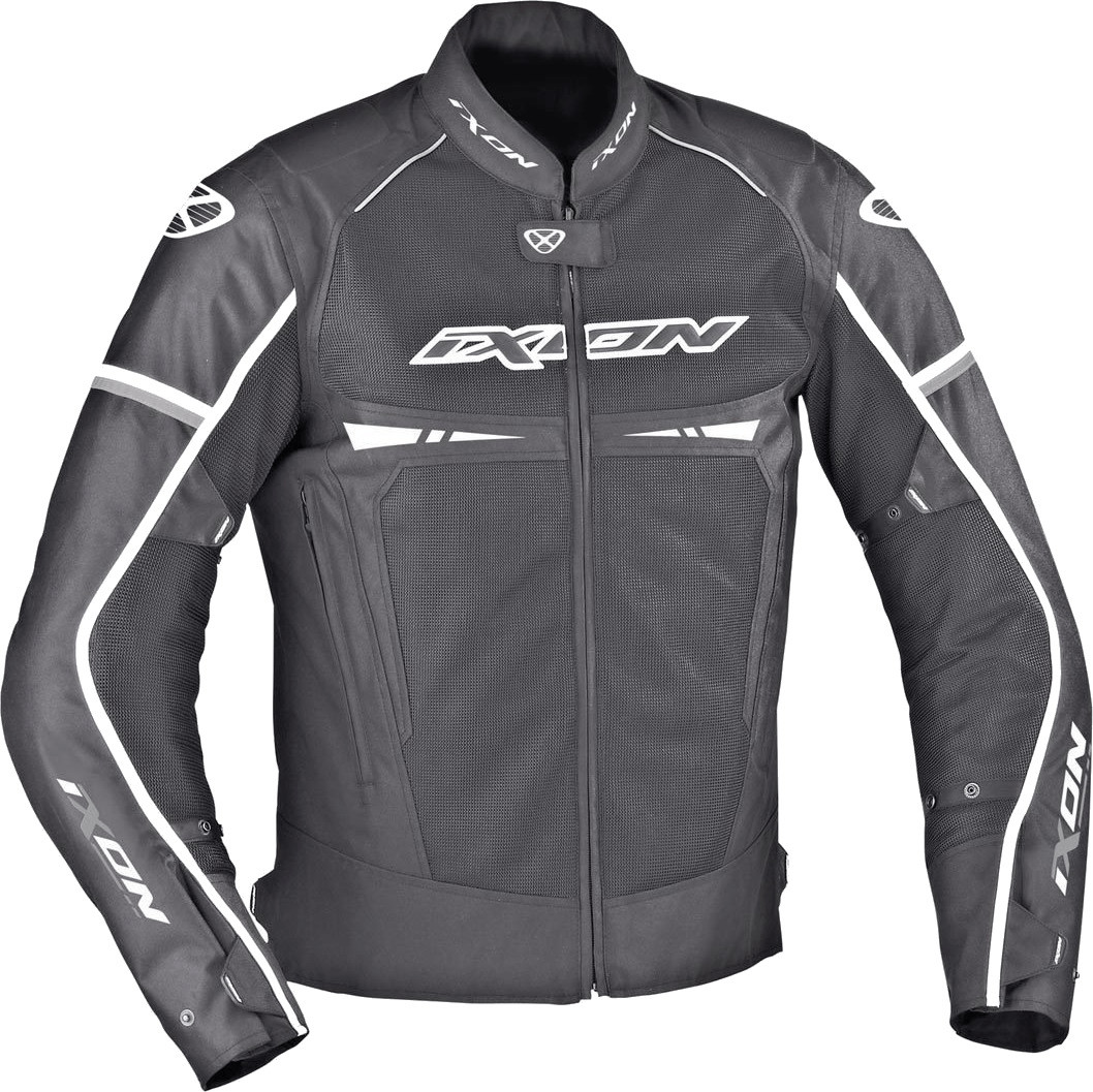 IXON Blouson Pitrace noir/blanc