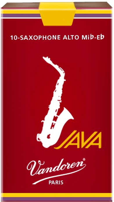 Vandoren Java Red Alto Saxophone Strenght 1 (10 pieces)
