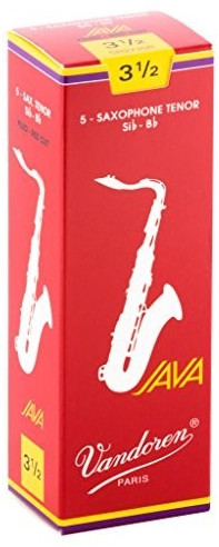 Vandoren Java Red Tenor Saxophone Strenght 3,5 (5 pieces)