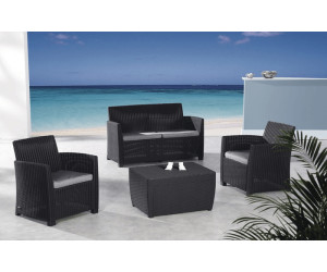 Best Bali Lounge Gruppe 4-tlg. graphit/hellgrau (96114150 ...