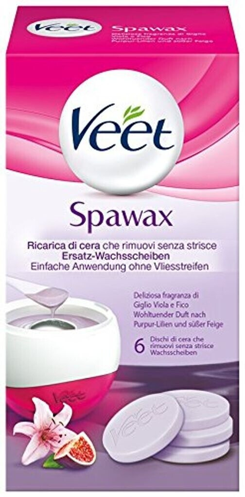 Veet Recharge de cire sans bande Spawax (6 disques)