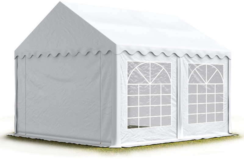 Toolport Tente de réception Economy 4 x 4 m blanc