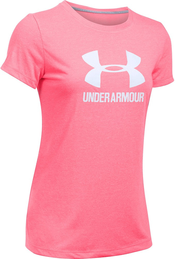 Under Armour Women's Short Sleeve Shirt UA Threadborne Siro Sportstyle Crew pink shock