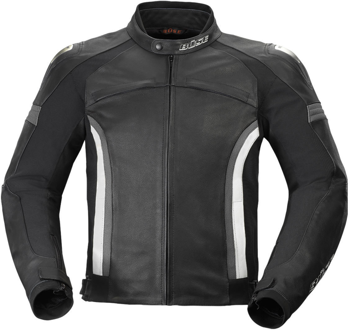 Büse Blouson Dervio noir/blanc/gris