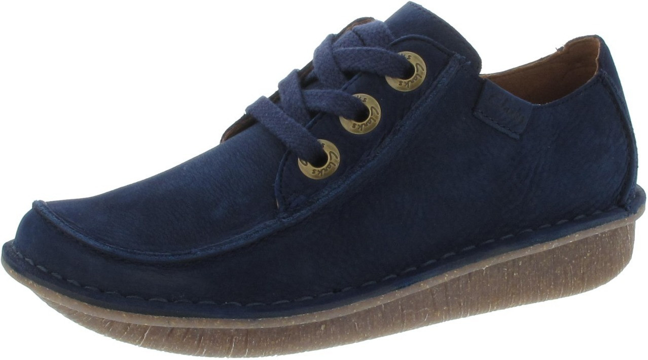 clarks funny dream navy nubuck