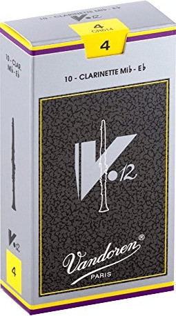 Vandoren V12 Eb Clarinet Strenght 4,0 (10 pieces)