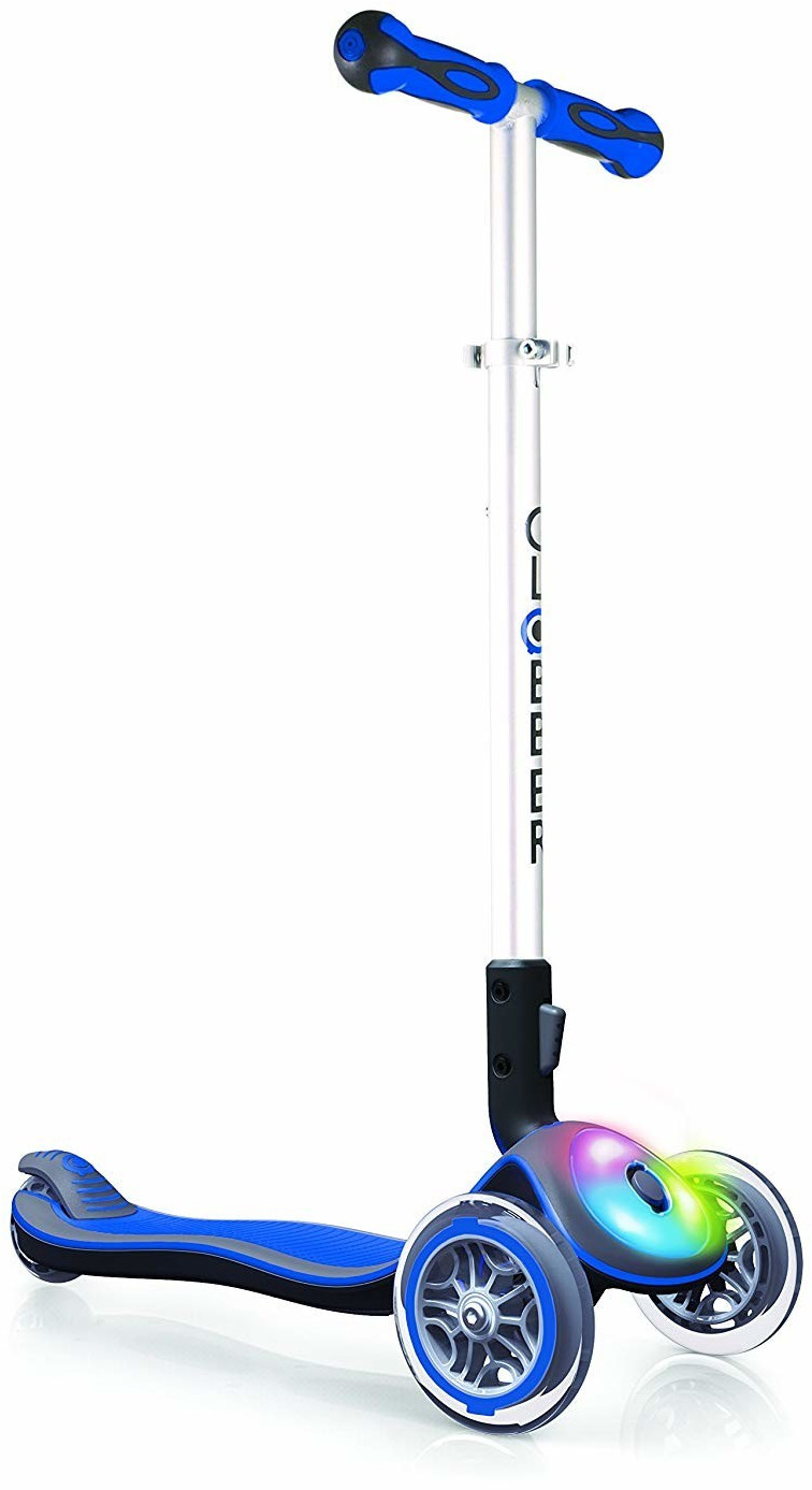 Globber Elite Lights translucent dark blue
