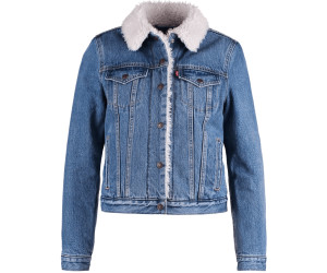 levi's herren type 3 sherpa trucker-jacke blue firework levi's herren type 3 sherpa trucker-jacke blue firework