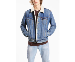 levi's herren type 3 sherpa trucker-jacke blue firework levi's herren type 3 sherpa trucker-jacke blue firework