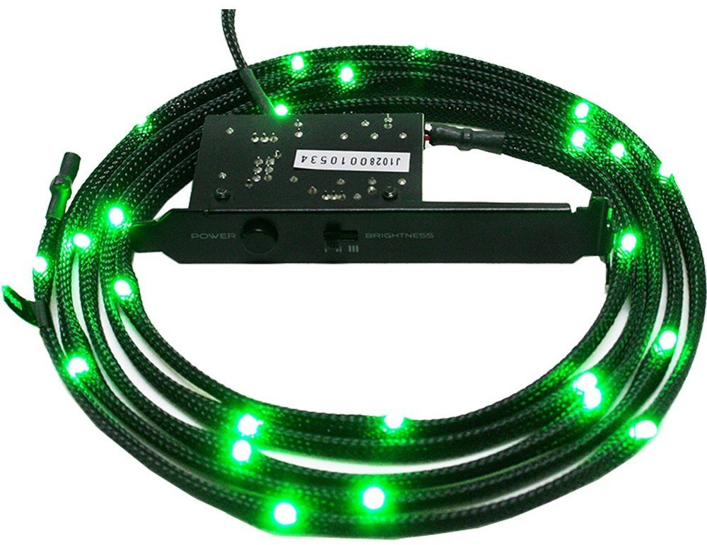 NZXT Sleeved LED Kit 2m grün