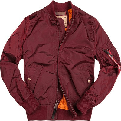 Alpha Industries MA 1 TT Man 191103 dark maroon ab 108 49