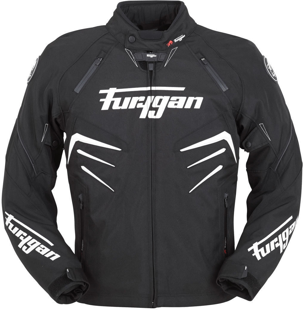 Furygan Blouson Skull noir/blanc