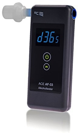 ACE AF-33 Ethylomètre gris foncé 0.00 à 5.00 ‰ avec écran