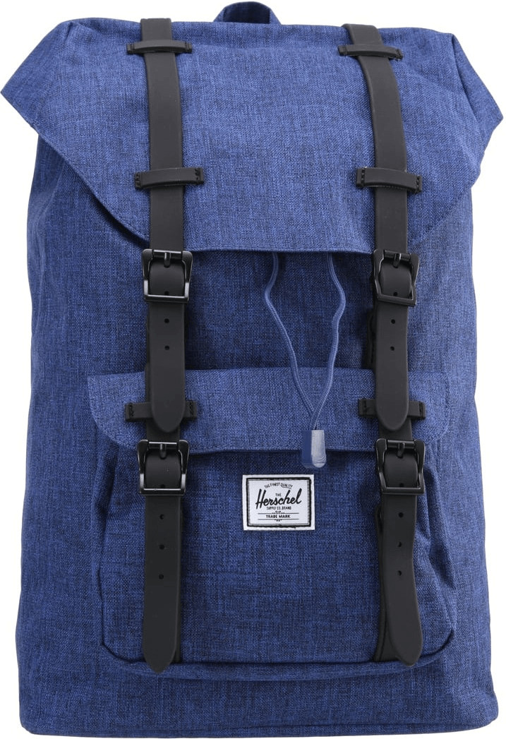Herschel Little America Mid-Volume Backpack eclipse crosshatch/black rubber