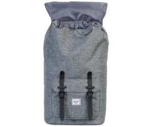 Herschel little america raven crosshatch discount