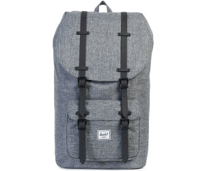 herschel little america light grey crosshatch