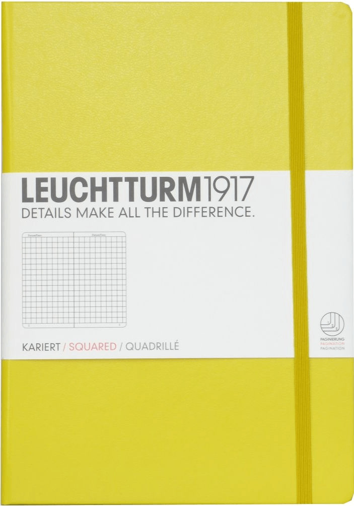 Photos - Notebook Leuchtturm1917 Pocket  (A5) Hardcover Ruled Lemon 