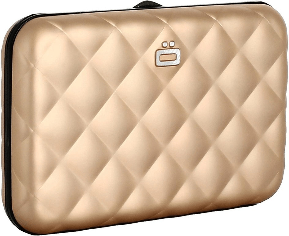 Ögon Designs Quilted Zipper rose gold