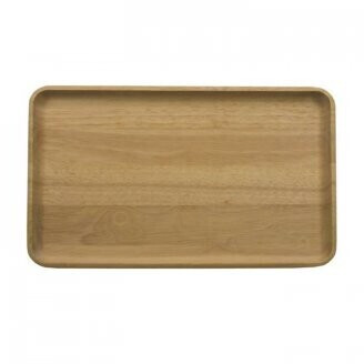 Continenta Tablett rechteckig aus Gummibaumholz ab 18,10 € | Preisvergleich  bei | Tabletts