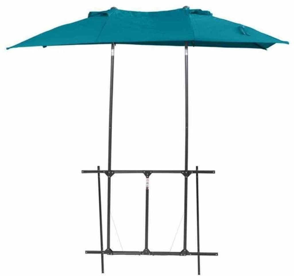 Siena Garden Twinsoll 220 x 150 cm bleu pétrole