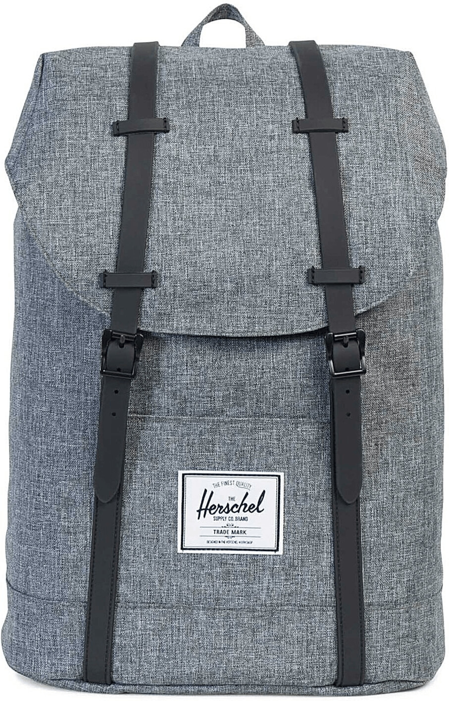 Herschel Retreat Backpack raven crosshatch/black rubber (01132)