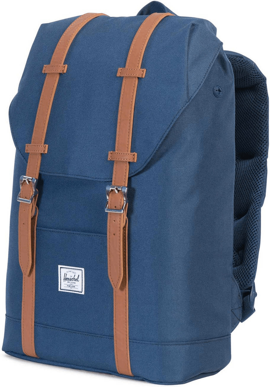 Herschel Retreat Mid-Volume Backpack navy/tan