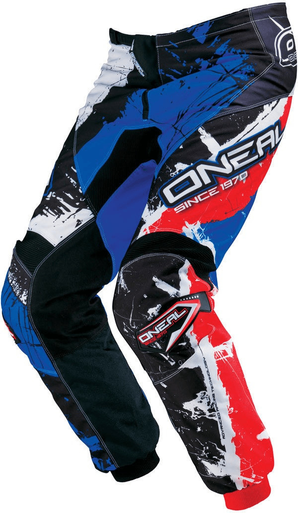 O'Neal Pantalon Element Shocker noir/rouge/bleu