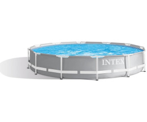Intex Set Pool Röhre Baltik 4M57 x 1M22 grau gekalkt 
