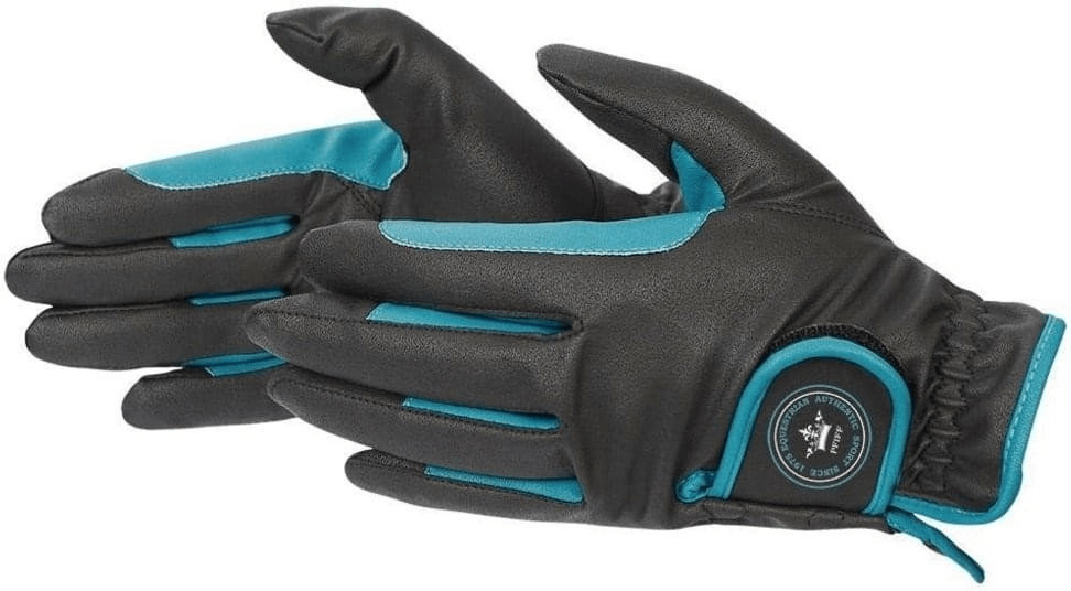 Pfiff Winter Gloves black/türkis (101951-174)