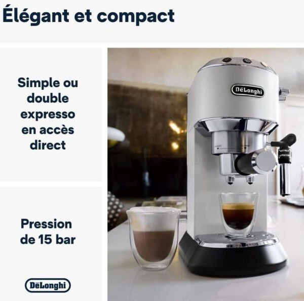 De'Longhi Dedica Style EC 685.W weiß, Bild 13
